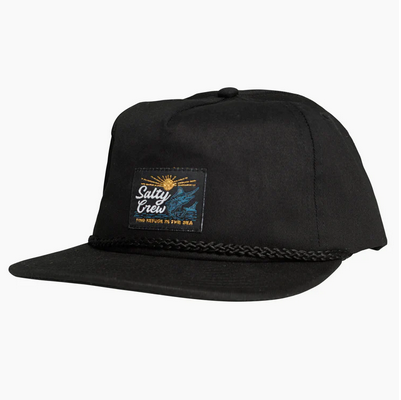 Salty Crew Jackpot 5 Panel Cap - Black /  Topi Salty Crew