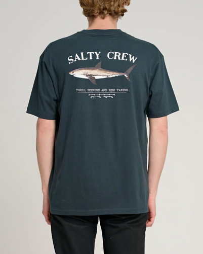 Salty Crew Bruce S/s Tee Coal / Jual Baju Kaos Salty Crew Indonesia