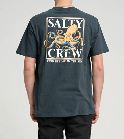 Salty Crew Ink Slinger S/s Tee Coal / Jual Baju Kaos Salty Crew Indonesia