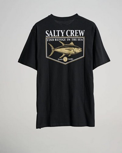 Salty Crew Angler S/s Tee Black
