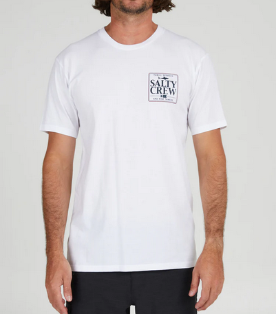 Salty Crew Coaster S/s Tee White / Jual Baju Kaos Salty Crew Indonesia