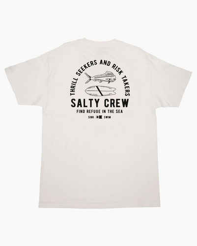 Salty Crew Lateral Line S/s Tee White
