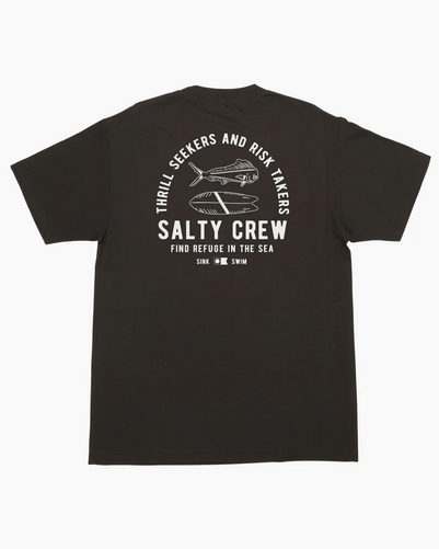 Salty Crew Lateral Line S/s Tee Black