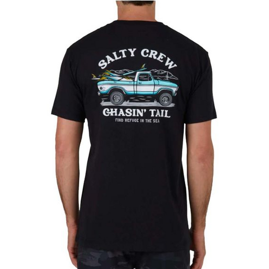Salty Crew Off Road S/s Tee Black / Jual Baju Kaos Salty Crew  |  Men's Fishing Clothing - Salty Crew Indonesia