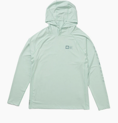 Salty Crew Apex Tech Hooded Longsleeve Sunshirt Marine - UV Protection  |  Men's Fishing Clothing - Salty Crew Indonesia