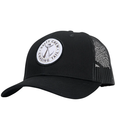 Salty Crew Tailgate Retro Trucker Cap - Black /  Topi Salty Crew  |  Men's Fishing Clothing - Salty Crew Indonesia