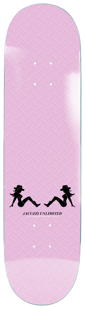 Skateboard Deck Jacuzzi - Cowgirls Jet Ski - Pink 8.5" / Jual Papan Skateboard Jacuzzi