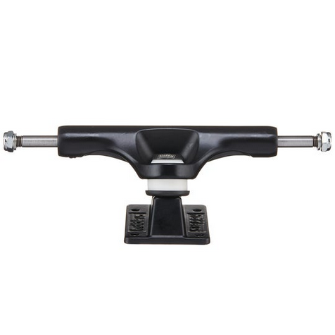 Skateboard Trucks - Slappy Lights ST1 Inverted Hollow Ultra Low Kingpin Matte Black  9.0" (set of 2 trucks)
