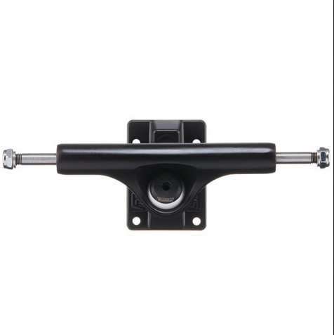 Skateboard Trucks - Slappy Lights ST1 Inverted Hollow Ultra Low Kingpin Matte Black  9.0" (set of 2 trucks)