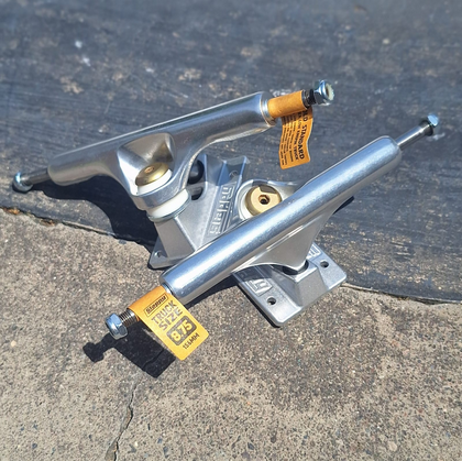 Skateboard Trucks - Slappy Lights ST1 Inverted Hollow Ultra Low Kingpin Polished  8.75" (set of 2 trucks)