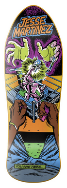 Skateboard Deck World Industries Jesse Martinez Rock'em Sock'em - 10.126" / Papan Skate Reissue World Industries
