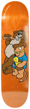Skateboard Deck World Industries Rodney Mullen Bear - Popsicle Shape - Orange 8.5" / Papan Skate Reissue World Industries