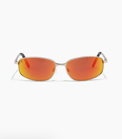 RITUAL VISION Sunglasses - Californication Matte Silver/Orange Reflective / Kacamata Hitam Ritual Indonesia