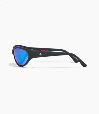RITUAL VISION Sunglasses - Morphine Matte Black/Blue Reflective Polarized / Kacamata Hitam Ritual Indonesia