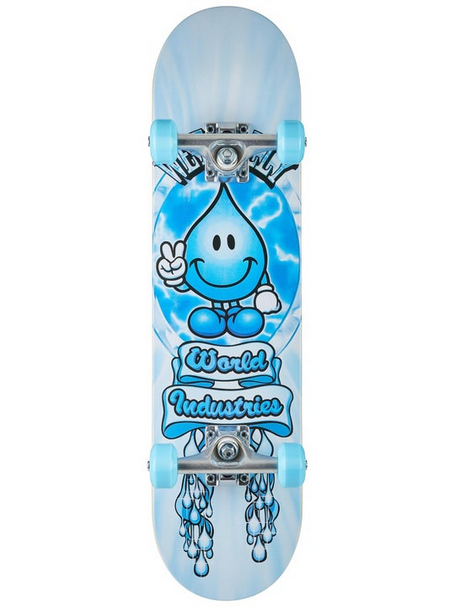Skateboard Complete World Industries Wet Willy Icon Soft Top 7.25" / Skateboard Kids Mini Fullset World Industries