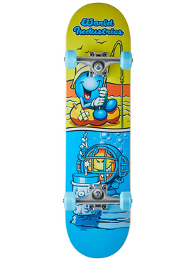 Skateboard World Industries Gone Fishing 7.5" Complete / Skateboard Mid Fullset World Industries