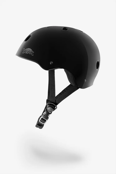Helm Skateboard Yepa T-SHELL HELMET  Gloss Black