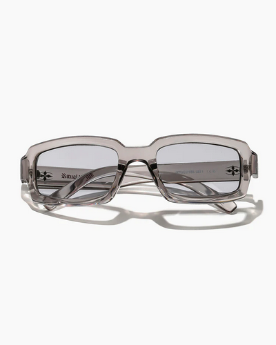 RITUAL VISION Sunglasses - Interceptor CRYSTAL SMOKE / MID GREY / Kacamata Hitam Ritual Indonesia