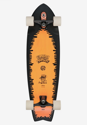 Skateboard Surfskate - Globe Chromantic Surf Skate - Lightning Log 33"