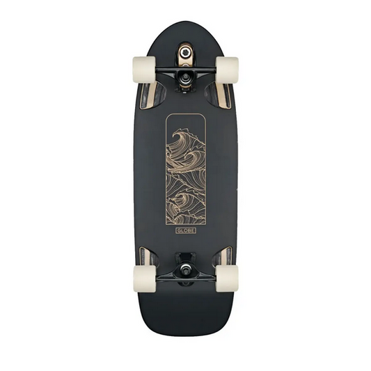 Skateboard Surfskate - Globe Walrus 31" Surf Skate - Black/Peaking  Complete