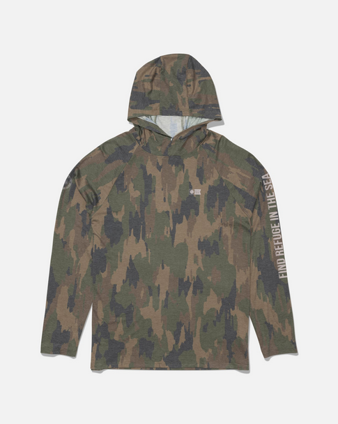 Salty Crew Mariner Lite Hooded Longsleeve Sunshirt Ranger - UV Protection  |  Men's Fishing Clothing - Salty Crew Indonesia