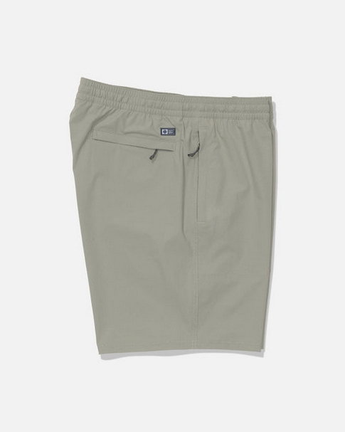 Salty Crew Crew Boatshort Elastic Waist - Aqua Grey