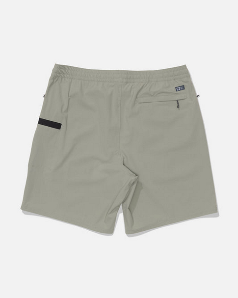 Salty Crew Crew Boatshort Elastic Waist - Aqua Grey
