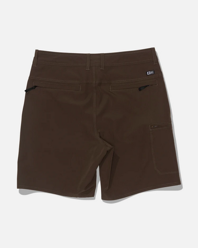 Salty Crew Transom Tech Short - Washed brown