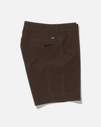 Salty Crew Transom Tech Short - Washed brown