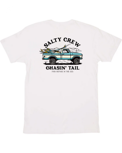 Salty Crew Off Road S/s Tee White / Jual Baju Kaos Salty Crew Indonesia