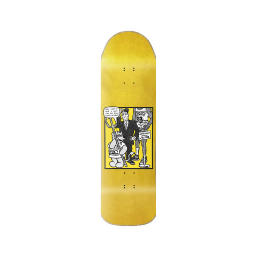 Skateboard Deck World Industries Steve Rocco III - Yellow 9.75" / Papan Skate Reissue World Industries