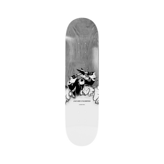 Skateboard Deck Jacuzzi - Jackson Pilz "Headache" - Grey 9.125" / Jual Papan Skateboard Jacuzzi