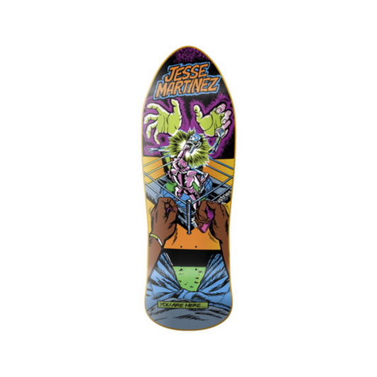 Skateboard Deck World Industries Jesse Martinez Rock'em Sock'em - 10.126" / Papan Skate Reissue World Industries
