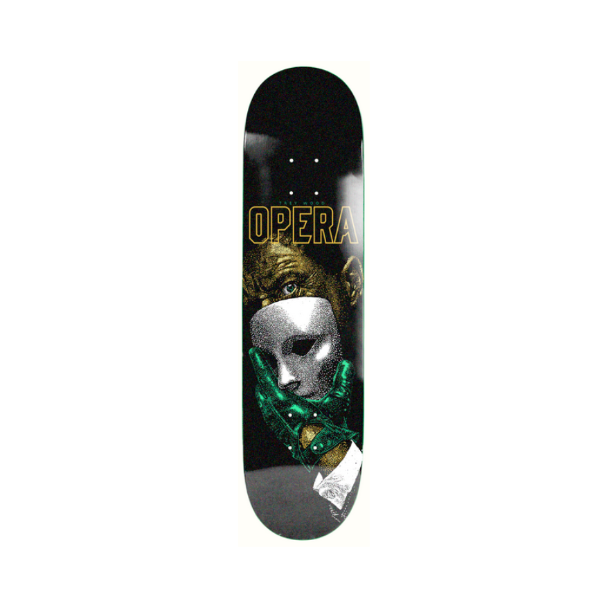 Skateboard Deck Opera Trey Wood "Unmasked" 8.7" / Papan Skateboard Opera