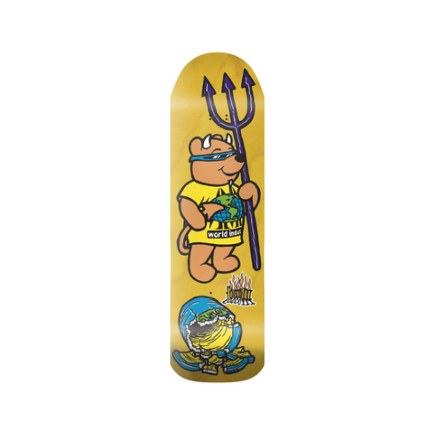 Skateboard Deck World Industries Steve Rocco III - Yellow 9.75" / Papan Skate Reissue World Industries