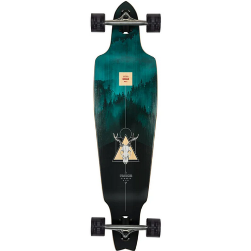Skateboard Globe Prowler Classic Bamboo Blue Mountains 38" Longboard / Jual Cruiser Long Board Globe