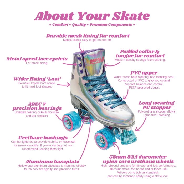 Impala Roller Skate - Black / Sepatu Roda Quad Skates
