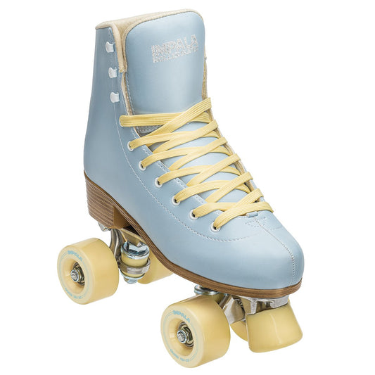 Impala Roller Skates - Sky Blue/Yellow Quad Skate