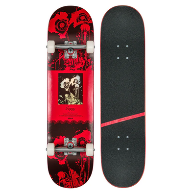 Skateboard Impala Blossom - Poppy  Red 8.0 Complete Fullset