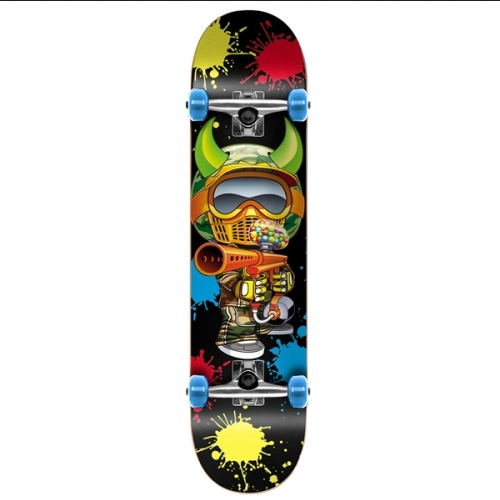 Skateboard Speed Demons Paintball Black 7.75" Complete / Jual Skateboard Fullset