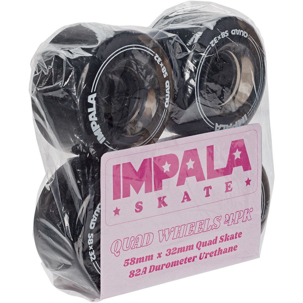 Impala Replacement Wheel 4 pack - Black